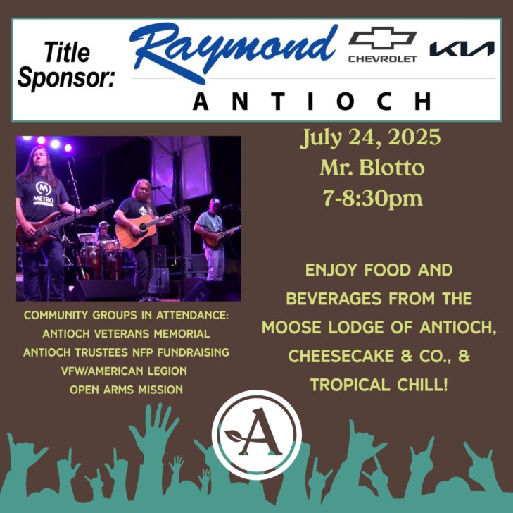 It's Thursday Concert Series at William E. Brook Entertainment Center (Antioch Bandshell)